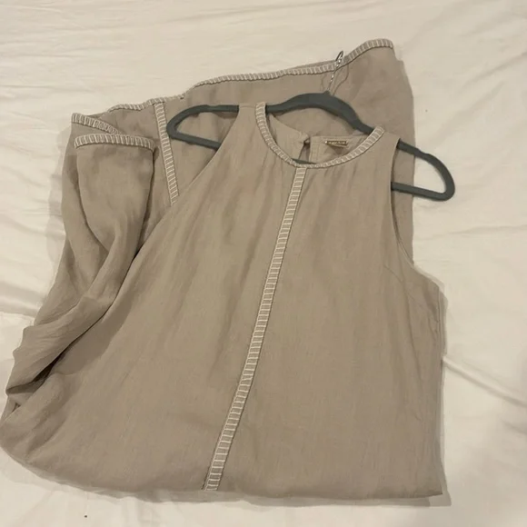 Magaschoni Linen Sleeveless Midi Maxi Dress - Picture 2 of 6